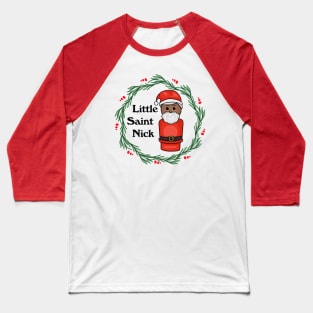 Little Saint Nick Baseball T-Shirt